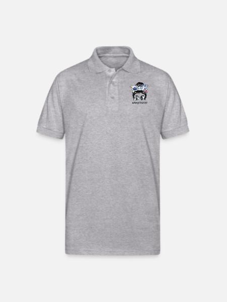 Xray tech life - Gildan Unisex 50/50 Jersey Polo - heather gray
