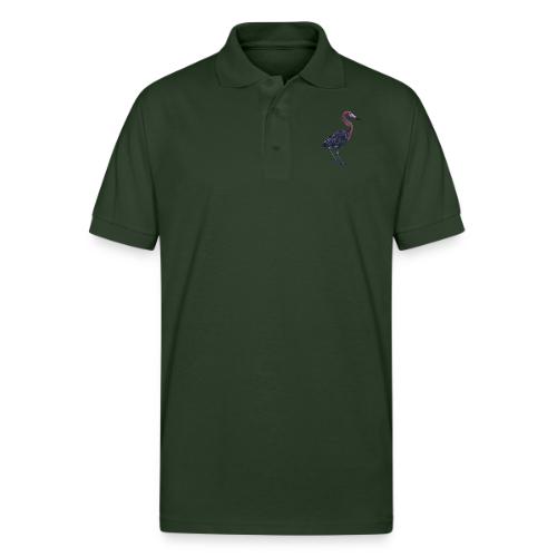 Reddish egret - Gildan Unisex 50/50 Jersey Polo