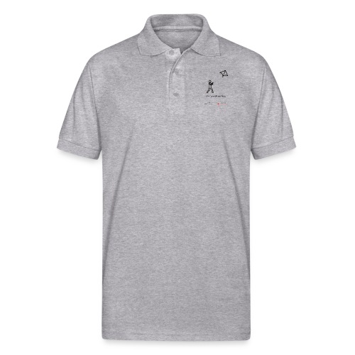 Life's better without wires: Kite - SELF - Gildan Unisex 50/50 Jersey Polo