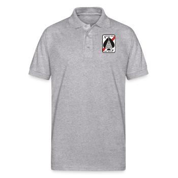 Tomcat VF-41 Black Aces - Gildan Unisex 50/50 Jersey Polo - heather gray - Front