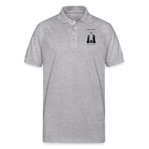 Joy to the World T-Shirt | Minimalist Nativity - Gildan Unisex 50/50 Jersey Polo