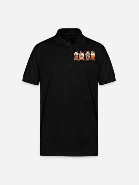Touch Down - Gildan Unisex 50/50 Jersey Polo - black