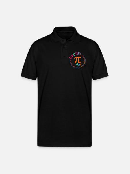 Pi Day Be Irrational - Gildan Unisex 50/50 Jersey Polo - black