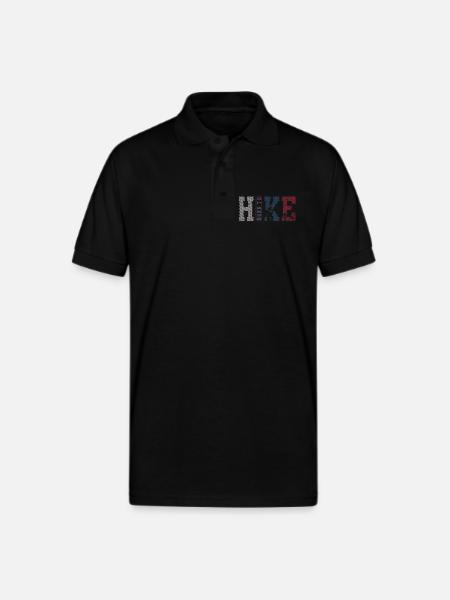 Tokyo Bold Rope Text Distressed - Gildan Unisex 50/50 Jersey Polo - black