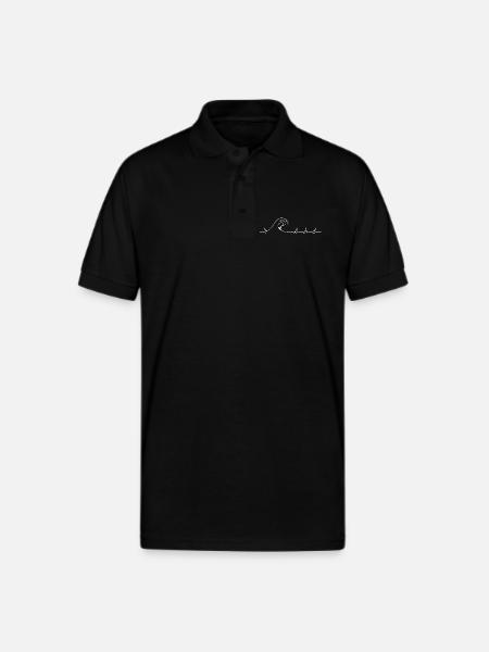 Awaiting design image - Gildan Unisex 50/50 Jersey Polo - black