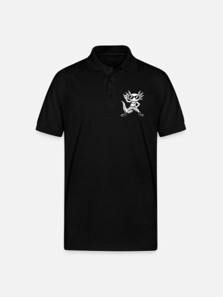 Sunglasses Salamander Rocker - Gildan Unisex 50/50 Jersey Polo - black
