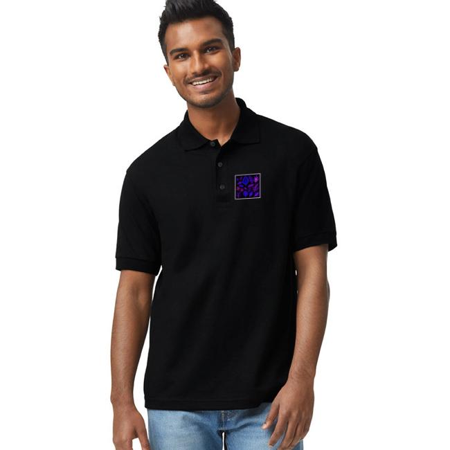 Neon Leaves in Pink and Purple Hues