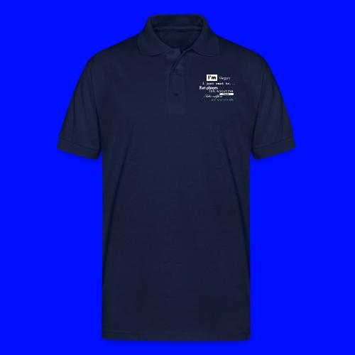 I'm a Vegan - Gildan Unisex 50/50 Jersey Polo