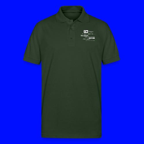 I'm a Vegan - Gildan Unisex 50/50 Jersey Polo