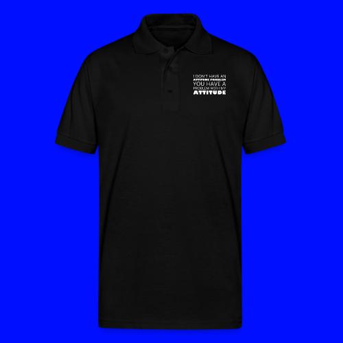attitude - Gildan Unisex 50/50 Jersey Polo