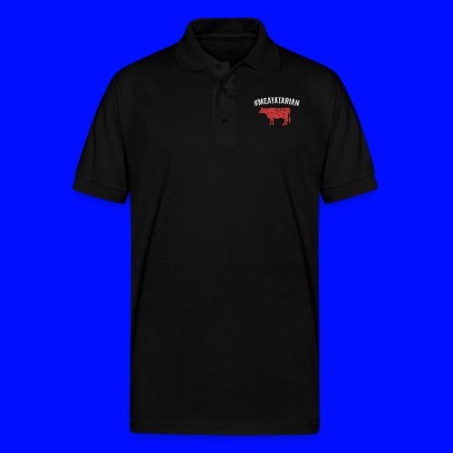 Meatatarian Print - Gildan Unisex 50/50 Jersey Polo