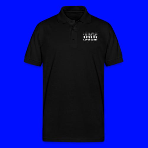 Level Up - Gildan Unisex 50/50 Jersey Polo