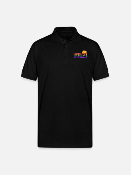 Pan Proud - Gildan Unisex 50/50 Jersey Polo - black
