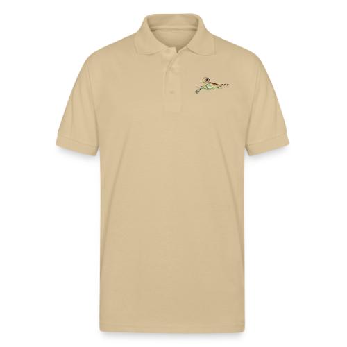 Sea turtle - Gildan Unisex 50/50 Jersey Polo