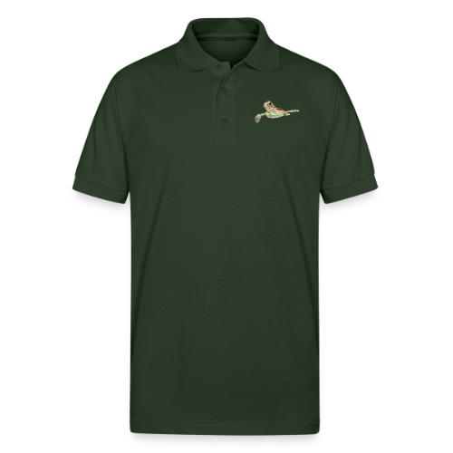 Sea turtle - Gildan Unisex 50/50 Jersey Polo