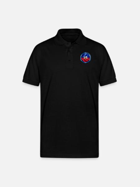 Haiti - Gildan Unisex 50/50 Jersey Polo - black