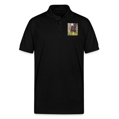 Black cat - Gildan Unisex 50/50 Jersey Polo