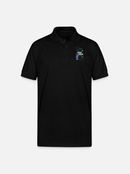 Young Blood Never Sleep - Gildan Unisex 50/50 Jersey Polo - black
