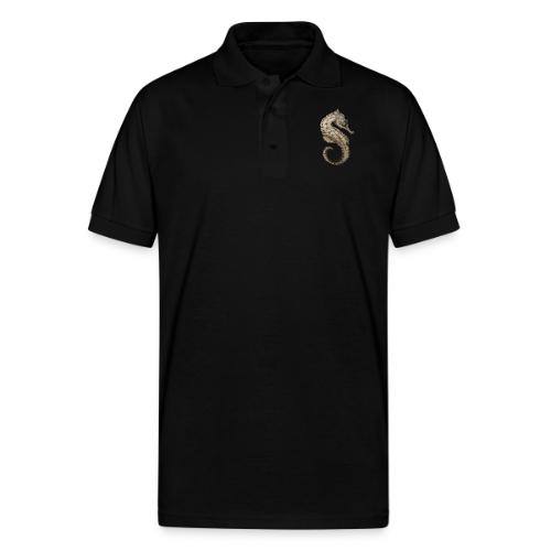 seahorse sea horse - Gildan Unisex 50/50 Jersey Polo