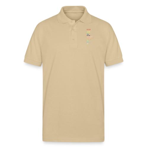 Please Stand Clear (Monorail) - Gildan Unisex 50/50 Jersey Polo