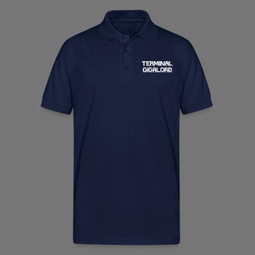 Terminal Gigalord ASCII - Gildan Unisex 50/50 Jersey Polo