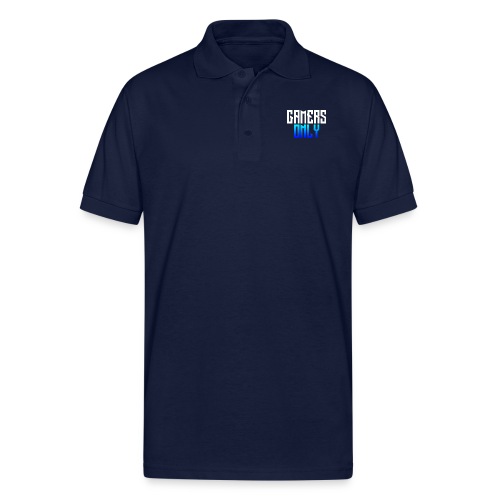 Gamers only - Gildan Unisex 50/50 Jersey Polo
