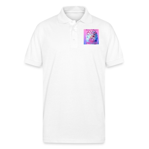 Never To Lazy To Be A Unicorn - Gildan Unisex 50/50 Jersey Polo