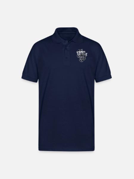 Enlightened Rogues - Gildan Unisex 50/50 Jersey Polo - navy