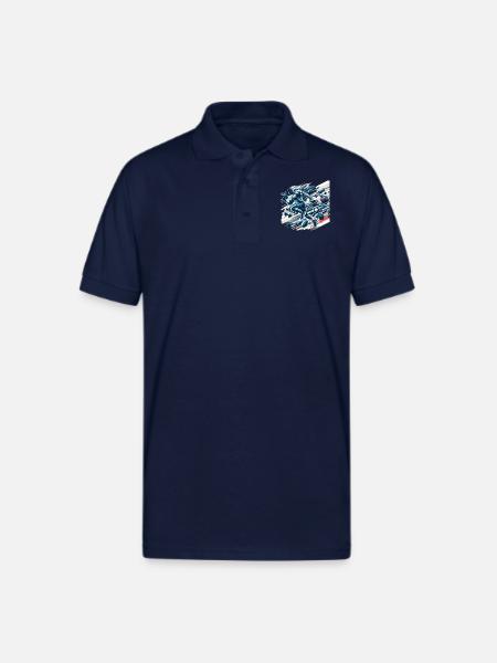 Workout Energy - Gildan Unisex 50/50 Jersey Polo - navy