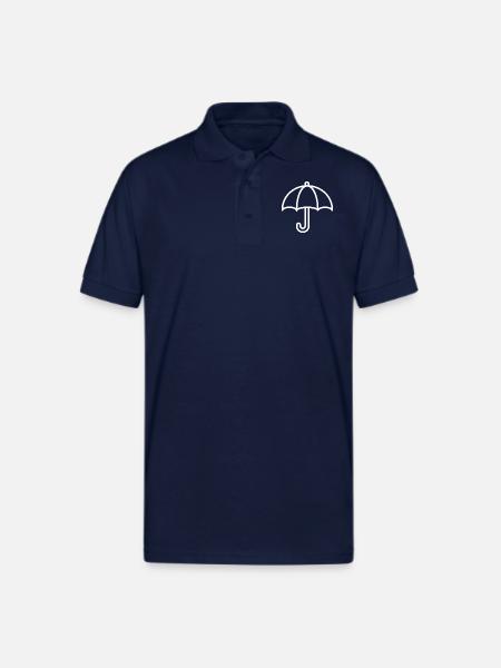 umbrellas - Gildan Unisex 50/50 Jersey Polo - navy