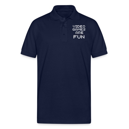 Video games are supposed to be fun! - Gildan Unisex 50/50 Jersey Polo