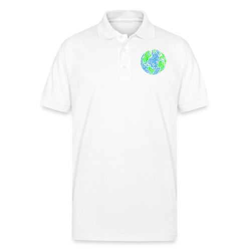 Global PEACE Sphere - Gildan Unisex 50/50 Jersey Polo