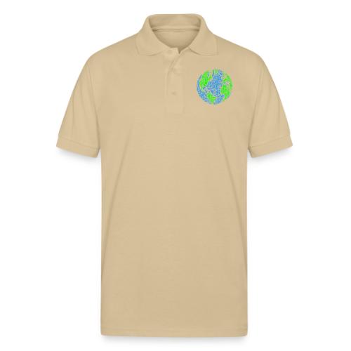 Global PEACE Sphere - Gildan Unisex 50/50 Jersey Polo