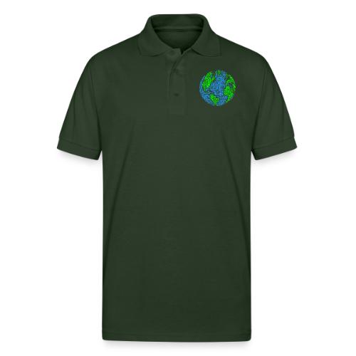 Global PEACE Sphere - Gildan Unisex 50/50 Jersey Polo
