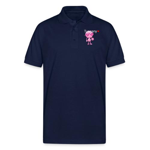 Smoon City_Tuscany Pink - Gildan Unisex 50/50 Jersey Polo