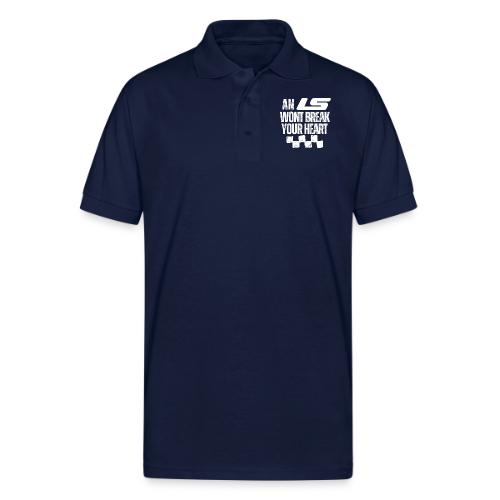 AN LS WONT BREAK YOUR HEART - Gildan Unisex 50/50 Jersey Polo