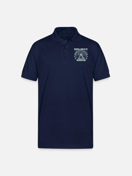 Ferris wheel streetwear urban - Gildan Unisex 50/50 Jersey Polo - navy