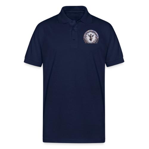 He Is Risen Ascended In Glory T Shirt, Gift - Gildan Unisex 50/50 Jersey Polo