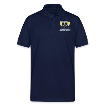 Vegeta réel Guerrier - Polo 50/50 avec coton durable É.-U. Homme - marine - Devant