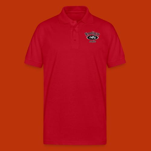 Hooligan Empire Lion Black - Gildan Unisex 50/50 Jersey Polo