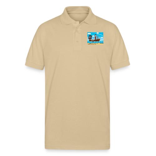 Holler Roast: For America! - Gildan Unisex 50/50 Jersey Polo