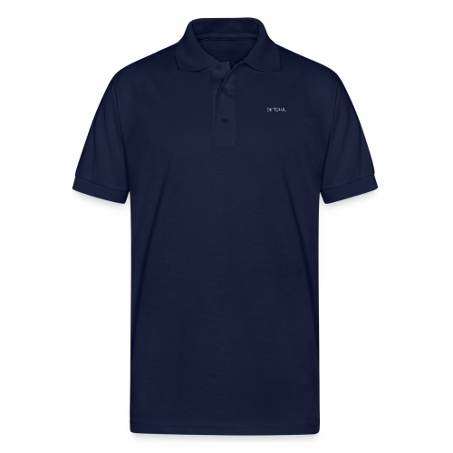 Mens Detour Word T-Shirt (Front Only) - Gildan Unisex 50/50 Jersey Polo