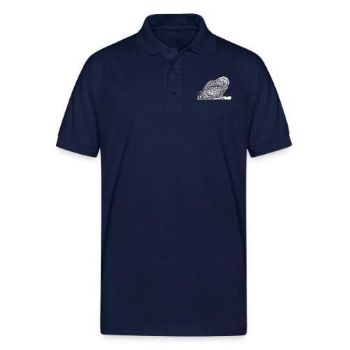 Owl snow - Gildan Unisex 50/50 Jersey Polo