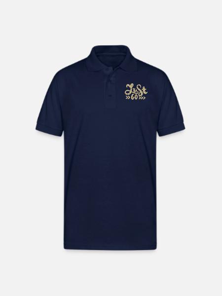 just Go - Gildan Unisex 50/50 Jersey Polo - navy