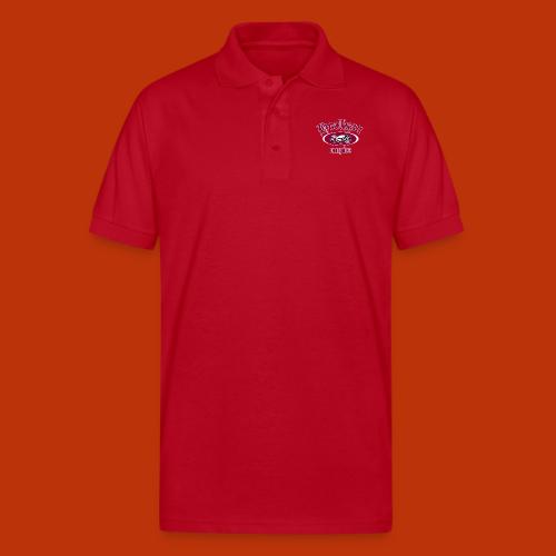 Hooligan Lion Burgundy - Gildan Unisex 50/50 Jersey Polo