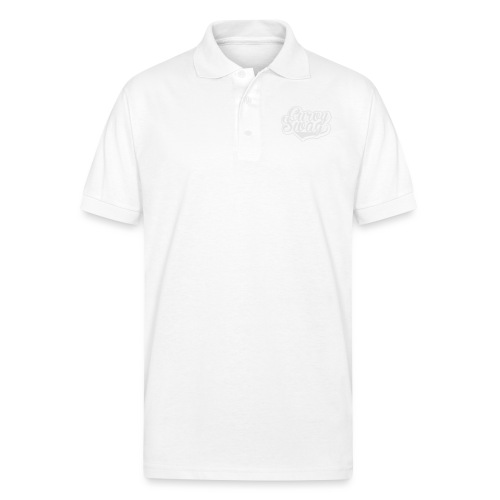 Curvy Swag Reversed Out Design - Gildan Unisex 50/50 Jersey Polo
