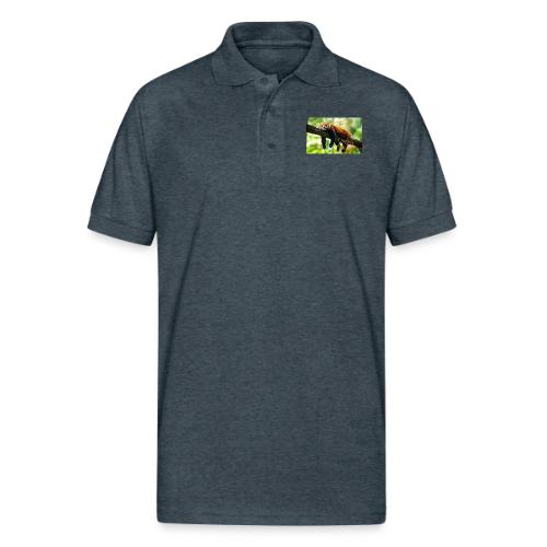 Fox napping meme - Gildan Unisex 50/50 Jersey Polo