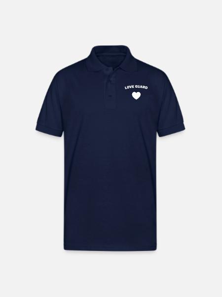 Love Guard - Gildan Unisex 50/50 Jersey Polo - navy