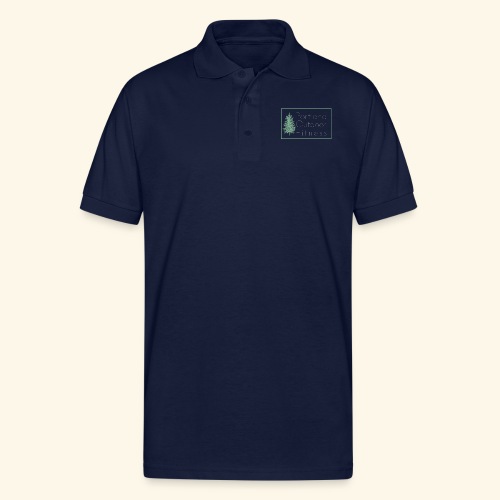 Green Full Logo - Gildan Unisex 50/50 Jersey Polo