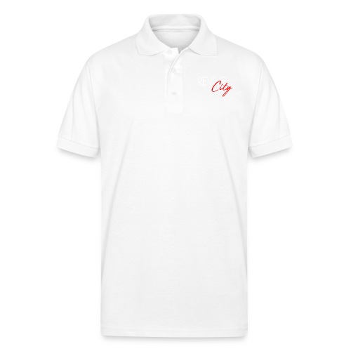 RMC Logo Black shirt - Gildan Unisex 50/50 Jersey Polo